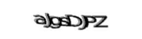 Security check image, please type the characters shown