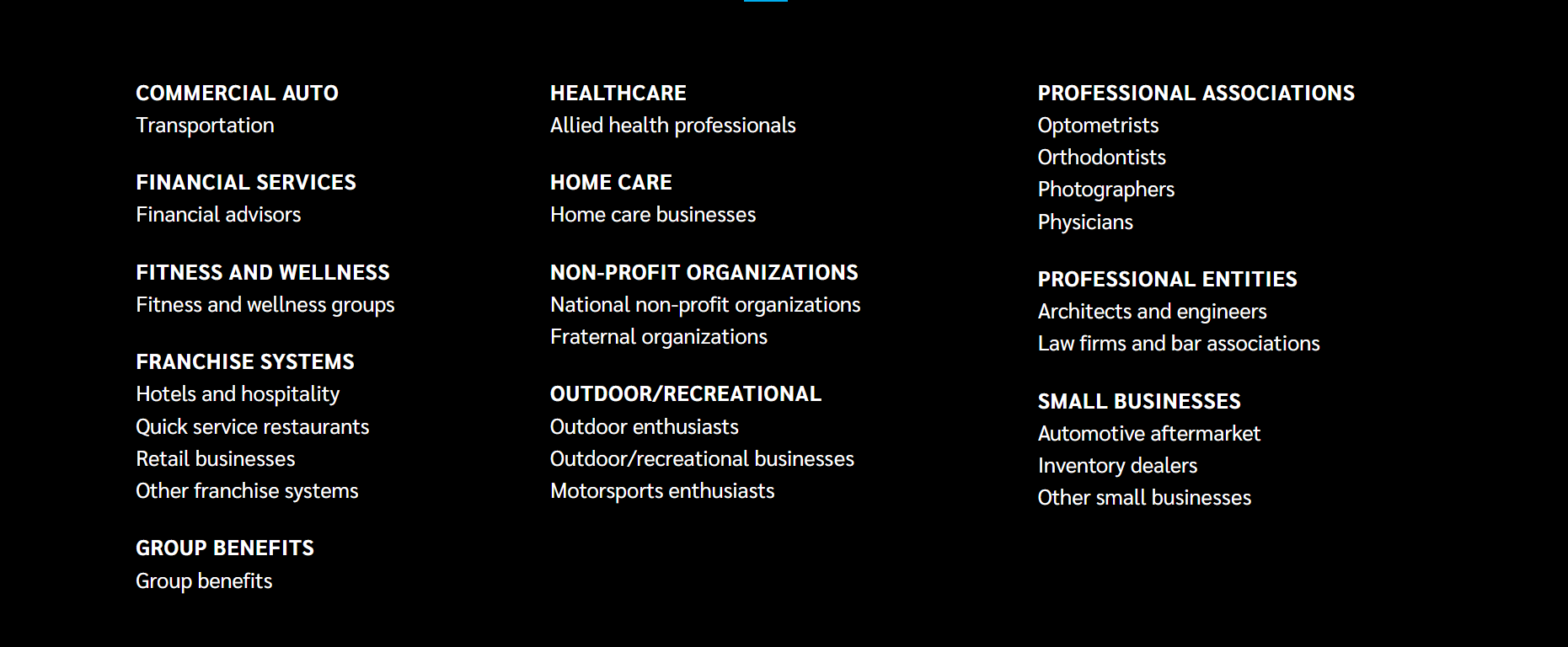Sponsored-Programs List Example-Lockton-Affinity