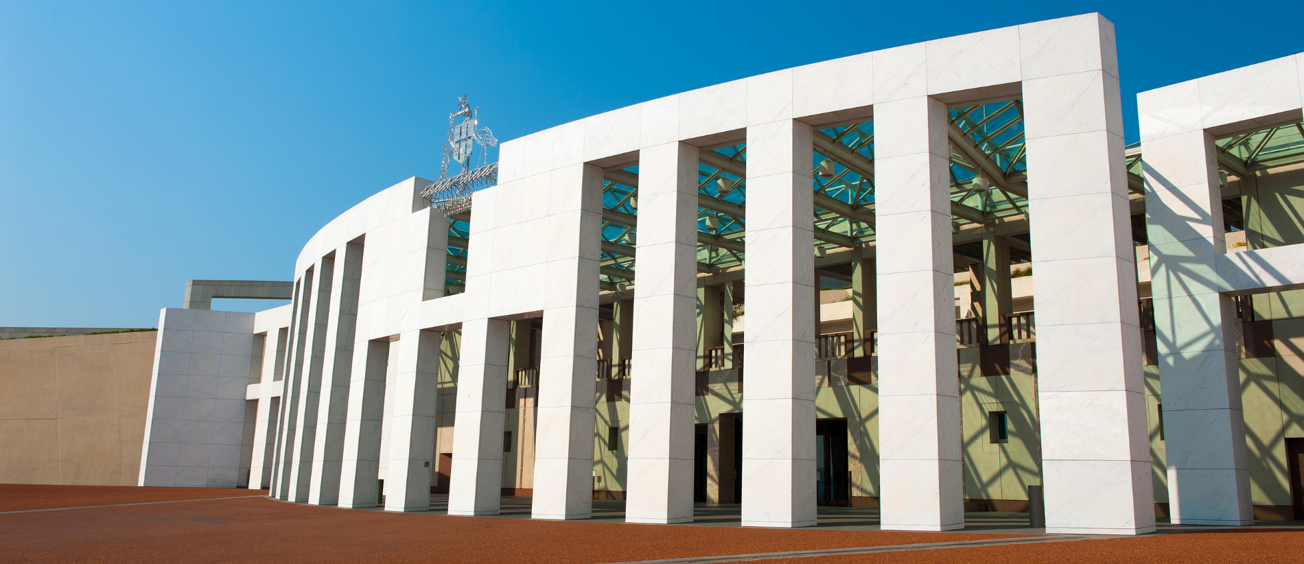 Main entrance to the Parliament of Australia, Canberra