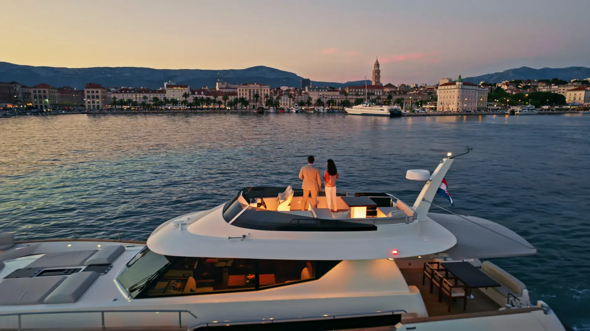 yacht-roof-sunset-couple