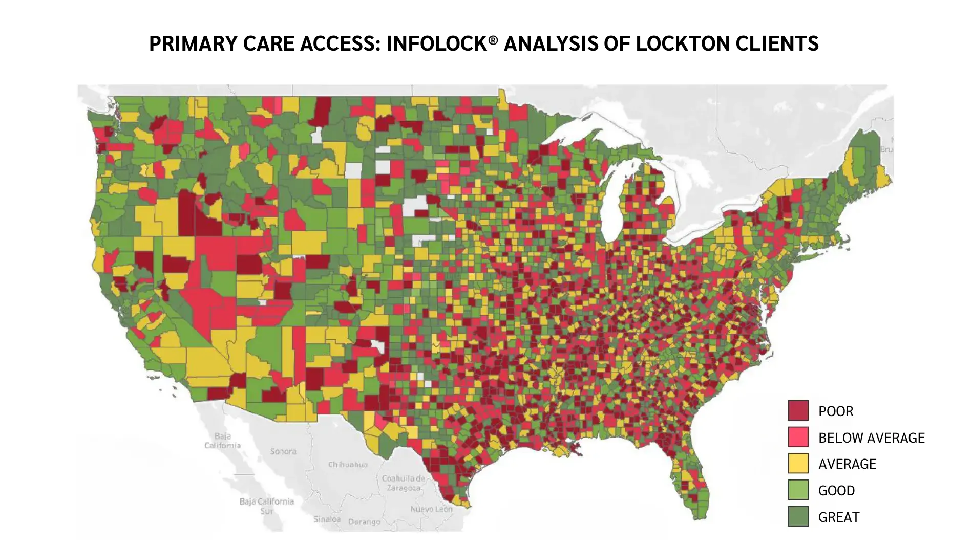 Primary Care Access Map