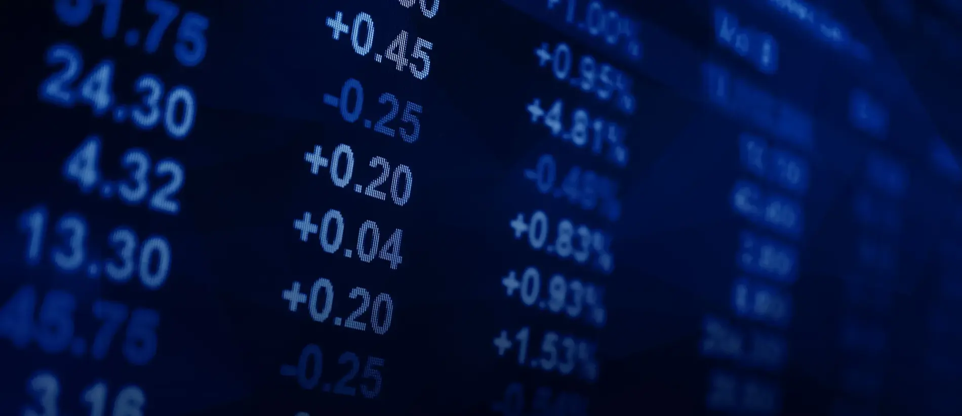 display of Stock market