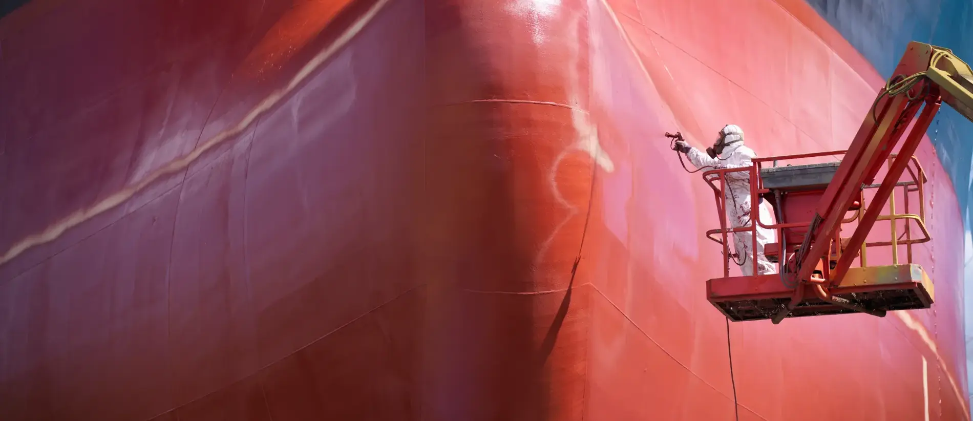 red-cargo-hull-ship-paint