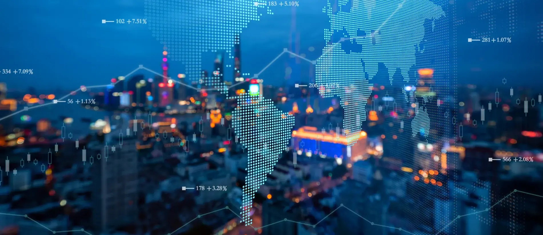 global communication network concept