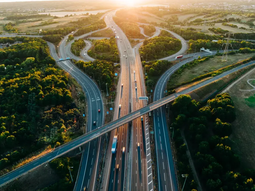 A motorway in England