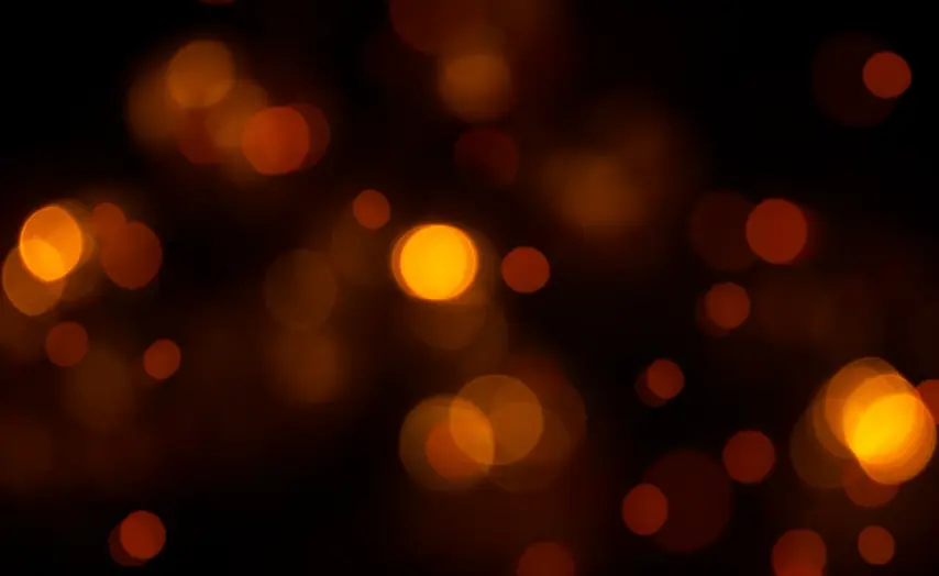Red and golden lights