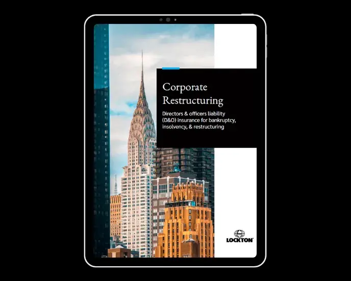corporate restructuring brochure
