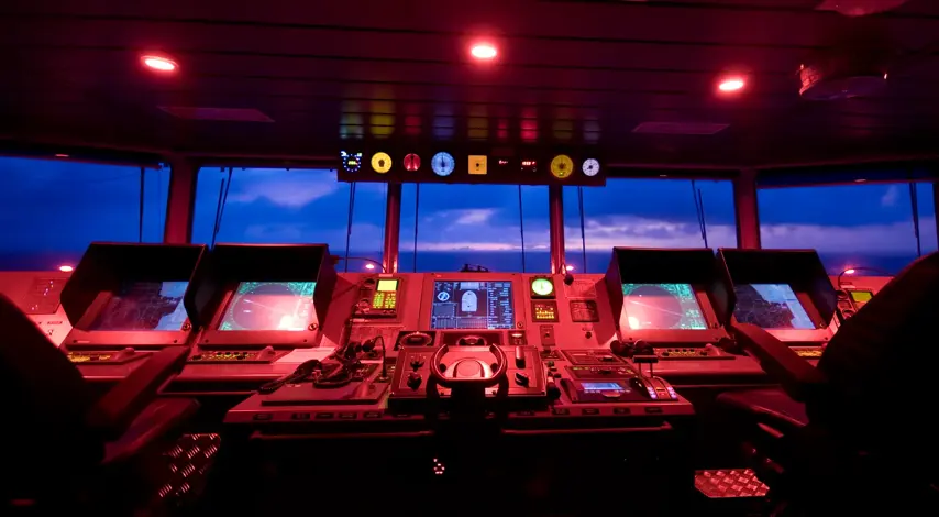 This is the center of command of a ship