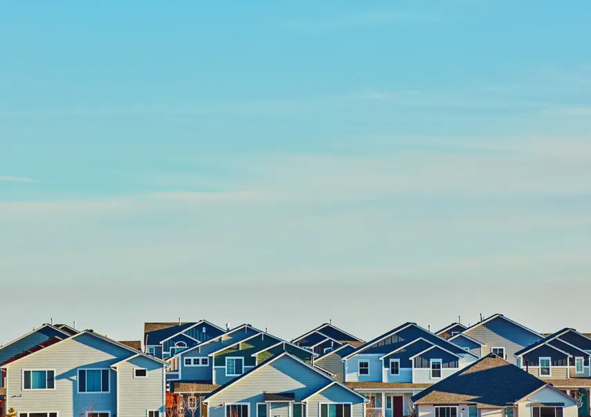 Residential Housing Background. Colorado, USA