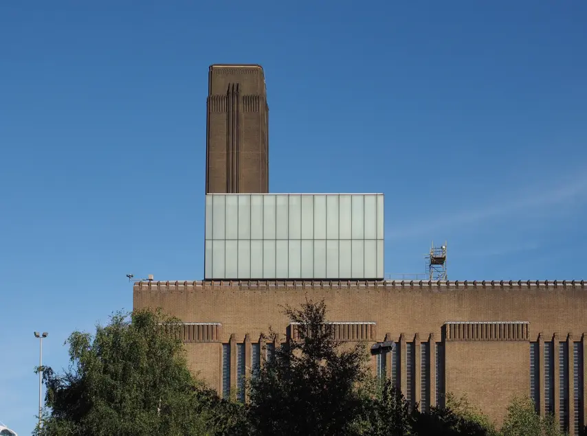 Tate Modern art gallery in South Bank power station in London, UK