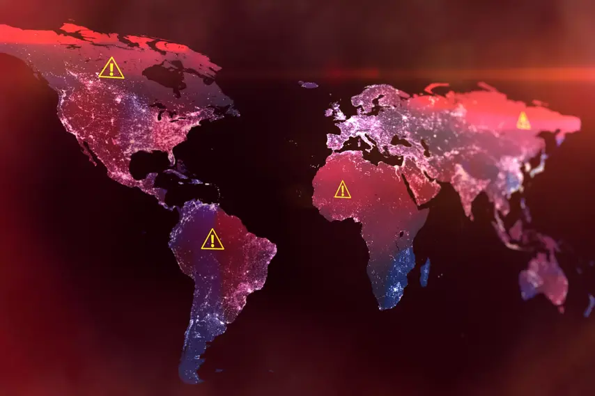 Image for Affluence and Global Unrest blog and social post.